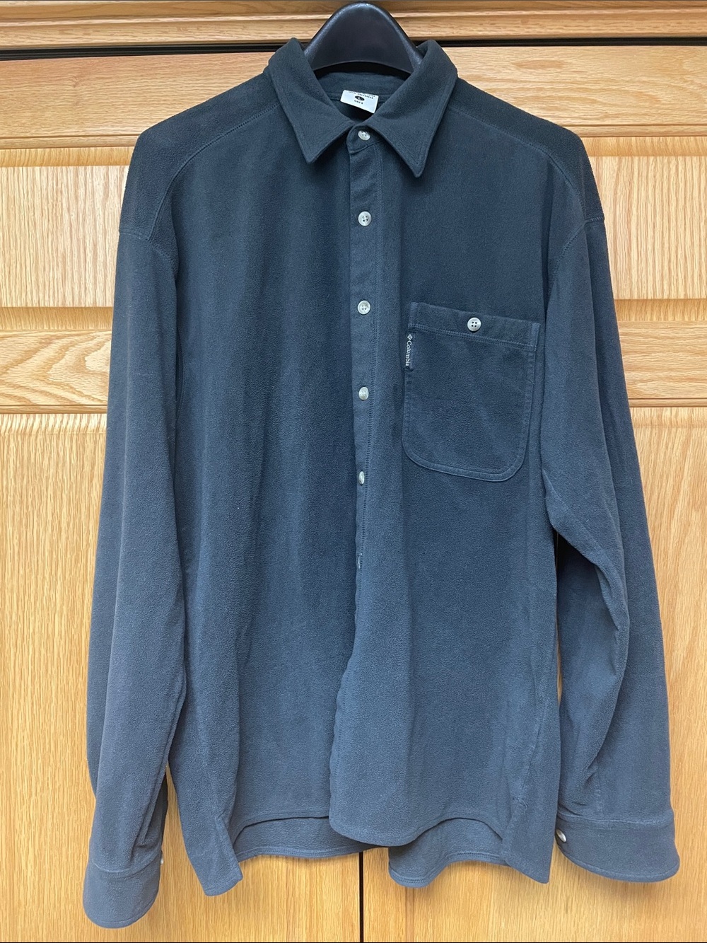 Columbia Men's Fleece Button-Up Shirt - Size Large